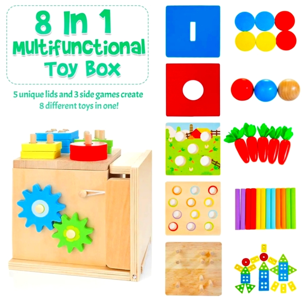 8 in 1 Montessori Learning Toy